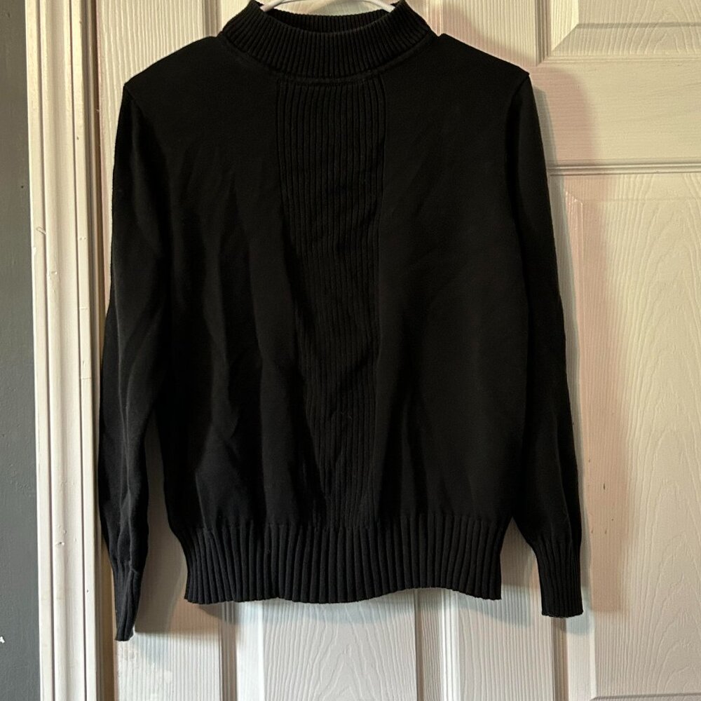 Solid Black sweater from dressbarn